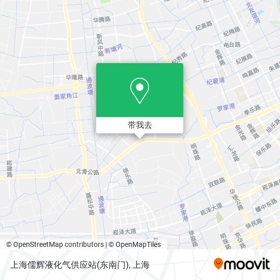 上海儒辉液化气供应站(东南门)地图