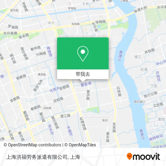 上海洪福劳务派遣有限公司地图