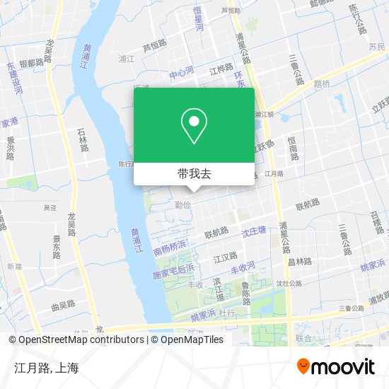 江月路地图