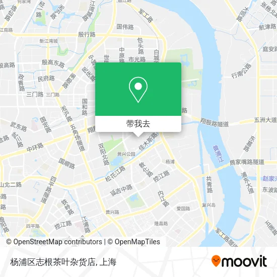 杨浦区志根茶叶杂货店地图