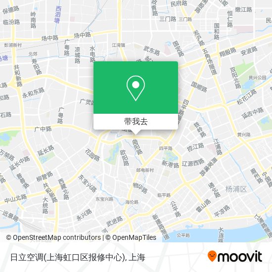 日立空调(上海虹口区报修中心)地图