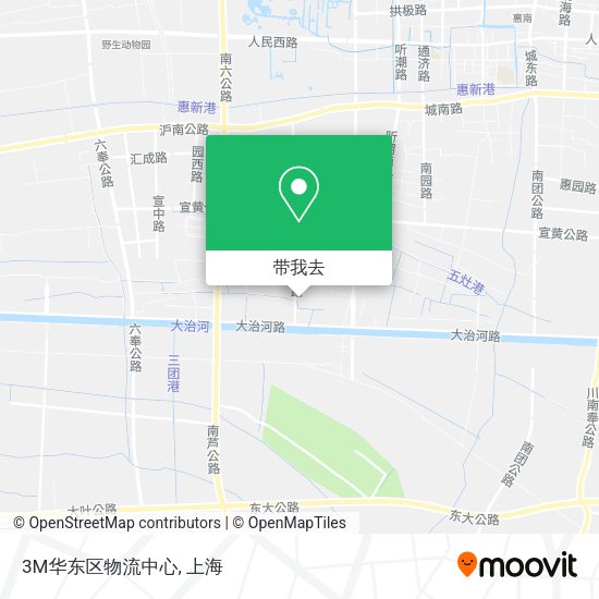3M华东区物流中心地图