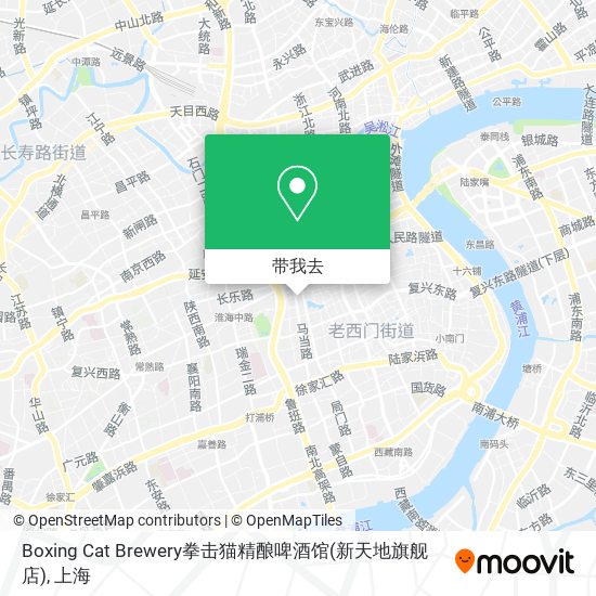 Boxing Cat Brewery拳击猫精酿啤酒馆(新天地旗舰店)地图
