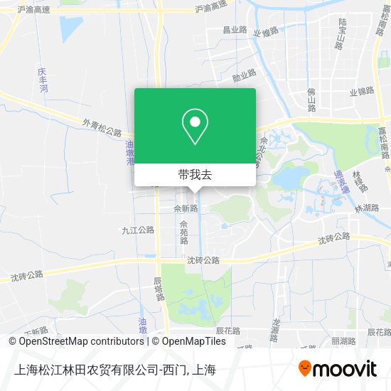 上海松江林田农贸有限公司-西门地图