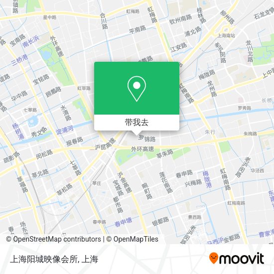 上海阳城映像会所地图