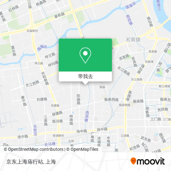 京东上海庙行站地图