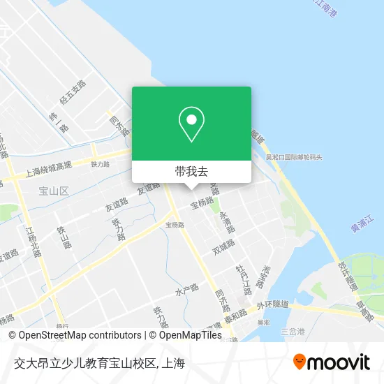 交大昂立少儿教育宝山校区地图