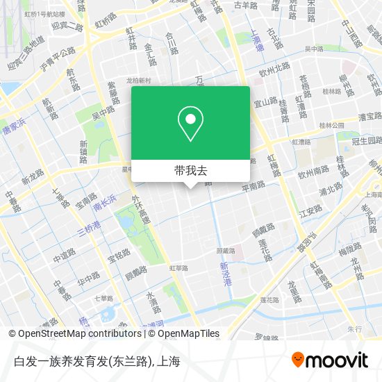 白发一族养发育发(东兰路)地图