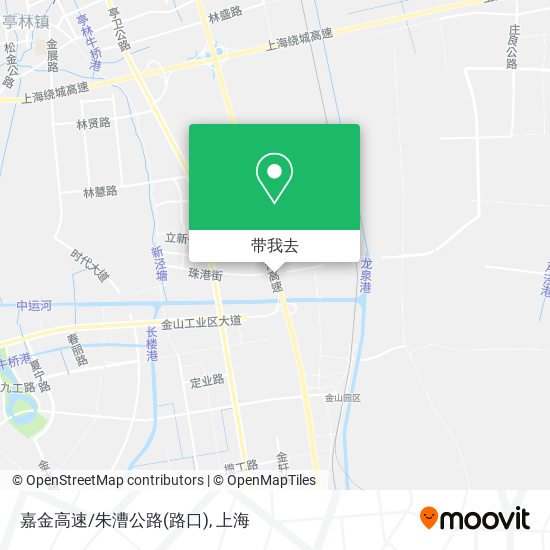 嘉金高速/朱漕公路(路口)地图