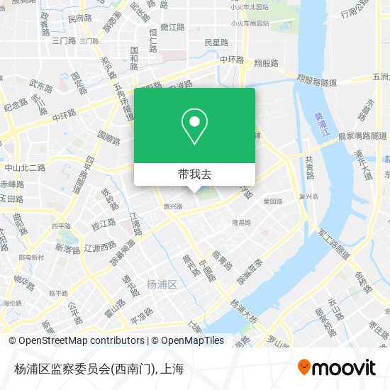 杨浦区监察委员会(西南门)地图