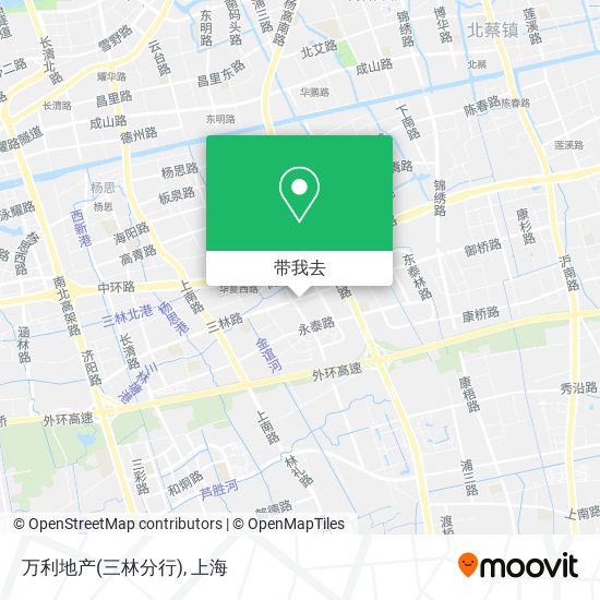 万利地产(三林分行)地图