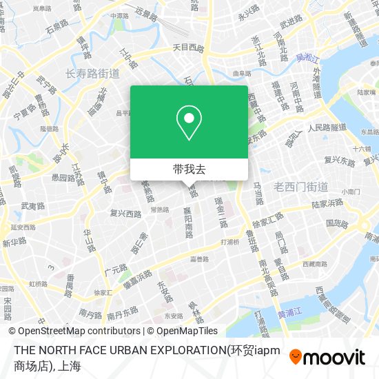 THE NORTH FACE URBAN EXPLORATION(环贸iapm商场店)地图