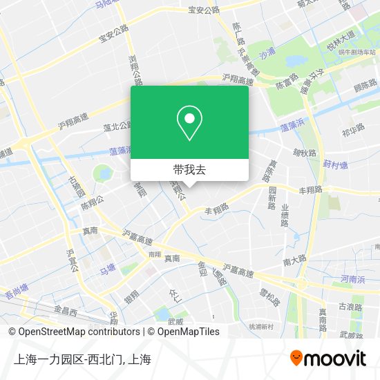 上海一力园区-西北门地图