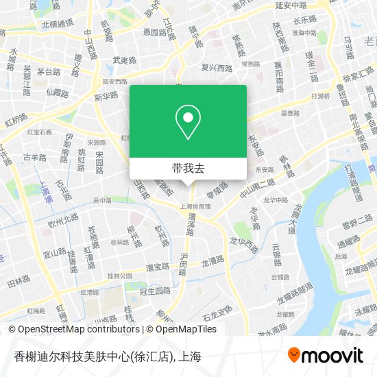香榭迪尔科技美肤中心(徐汇店)地图