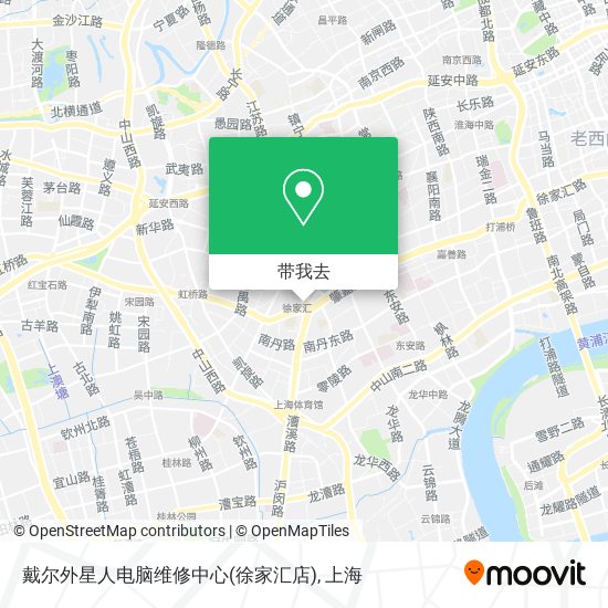 戴尔外星人电脑维修中心(徐家汇店)地图