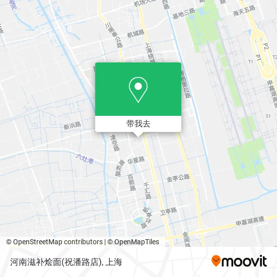 河南滋补烩面(祝潘路店)地图