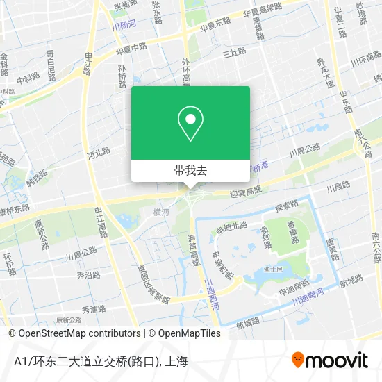 A1/环东二大道立交桥(路口)地图