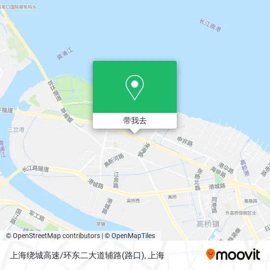 上海绕城高速/环东二大道辅路(路口)地图