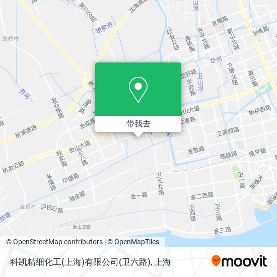 科凯精细化工(上海)有限公司(卫六路)地图