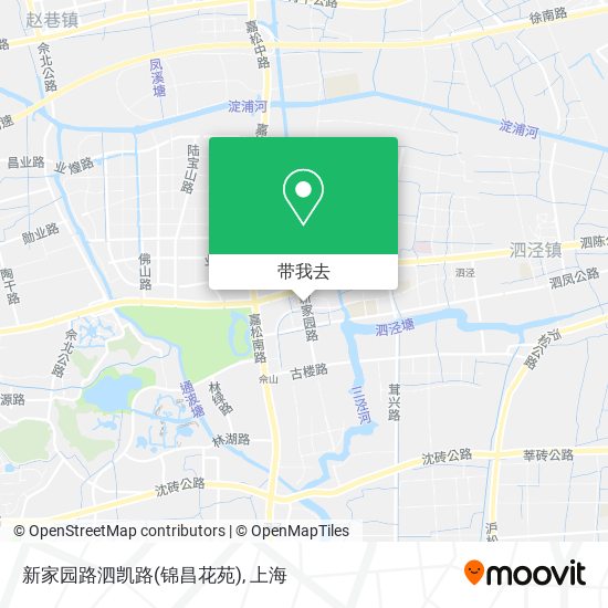 新家园路泗凯路(锦昌花苑)地图