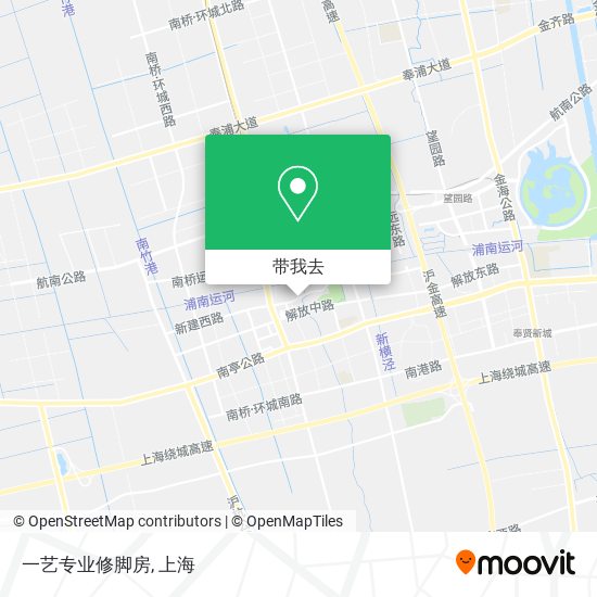 一艺专业修脚房地图