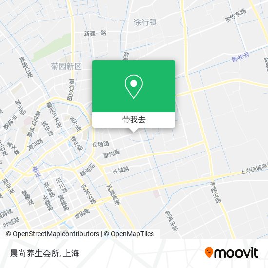 晨尚养生会所地图