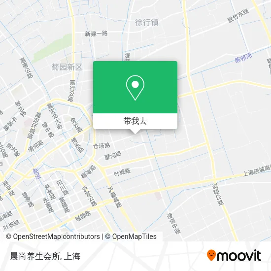 晨尚养生会所地图
