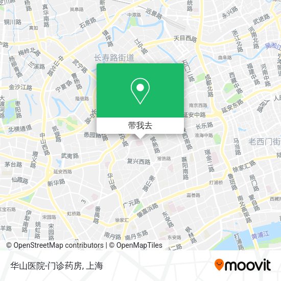 华山医院-门诊药房地图