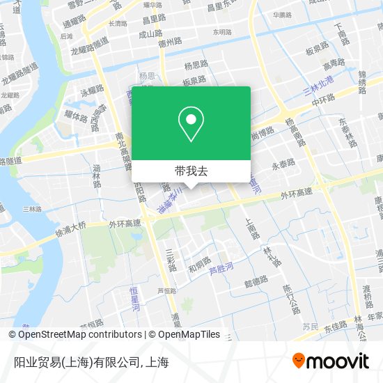 阳业贸易(上海)有限公司地图