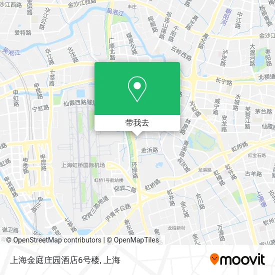 上海金庭庄园酒店6号楼地图