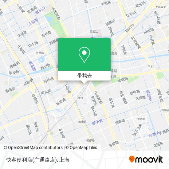 快客便利店(广通路店)地图