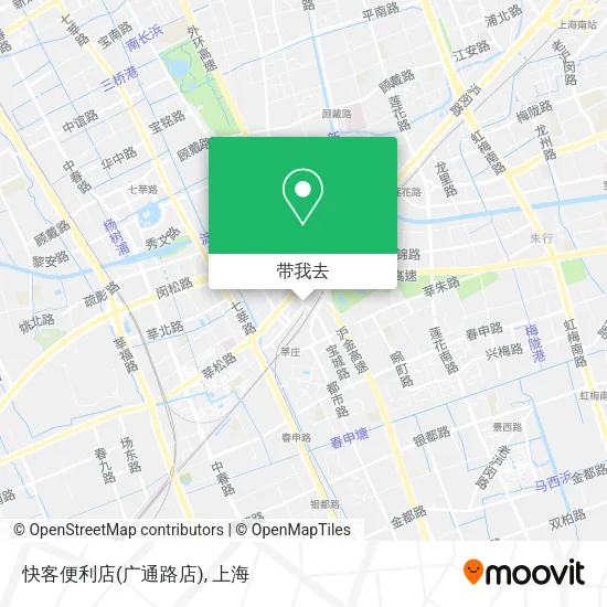 快客便利店(广通路店)地图