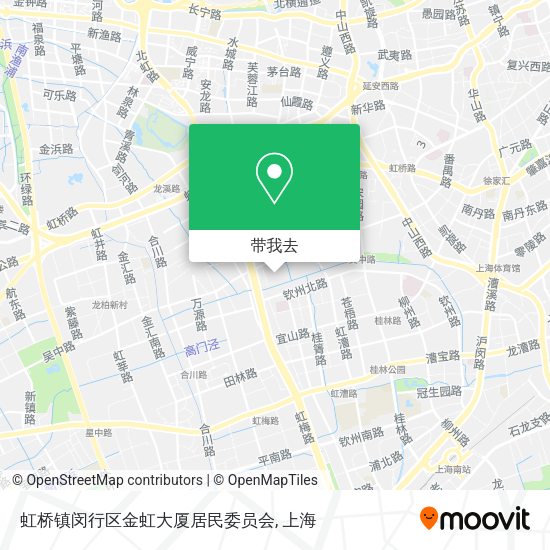 虹桥镇闵行区金虹大厦居民委员会地图
