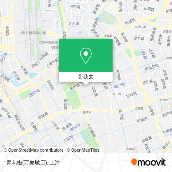 青花椒(万象城店)地图