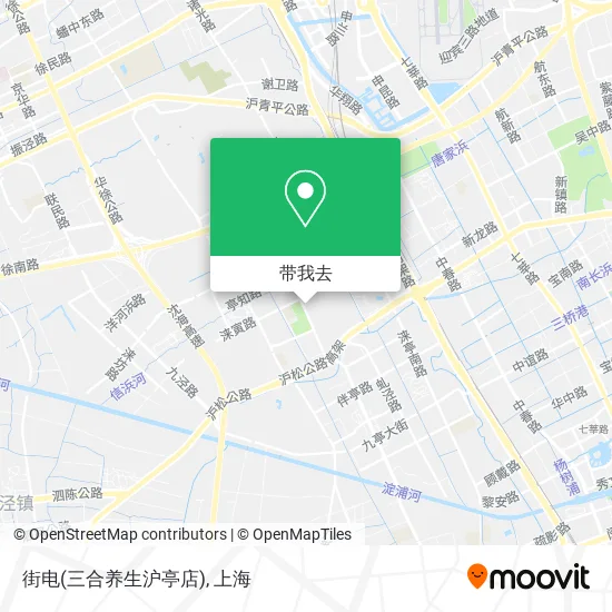 街电(三合养生沪亭店)地图