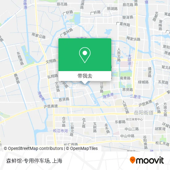 森鲜馆-专用停车场地图