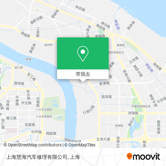 上海慧海汽车修理有限公司地图
