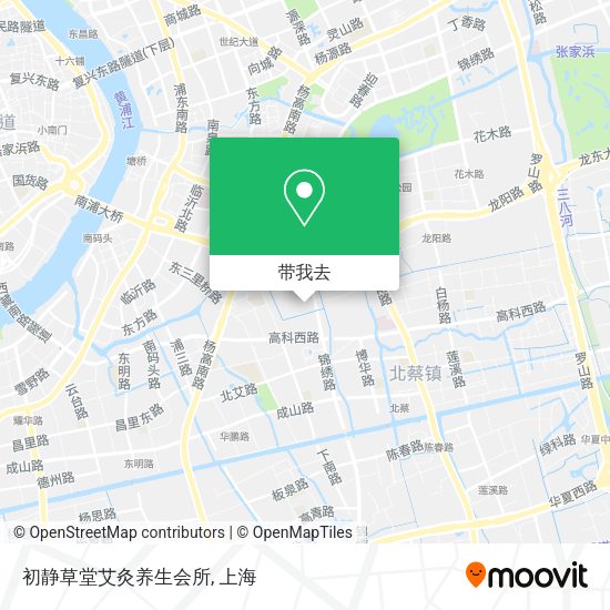 初静草堂艾灸养生会所地图