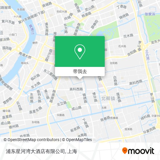 浦东星河湾大酒店有限公司地图