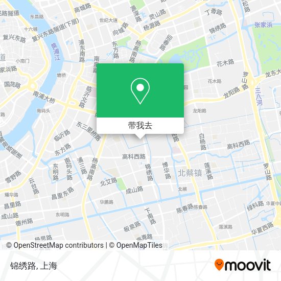 锦绣路地图
