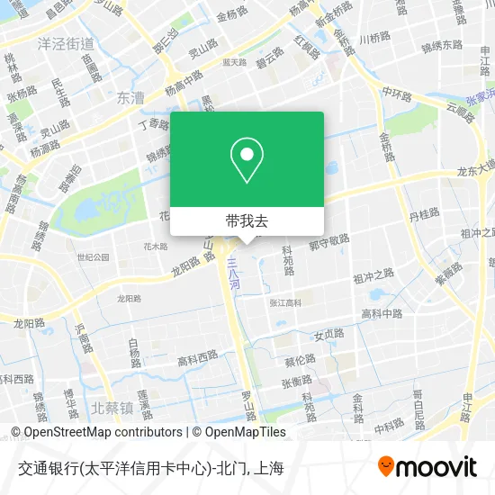 交通银行(太平洋信用卡中心)-北门地图