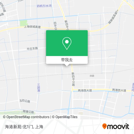 海港新苑-北1门地图
