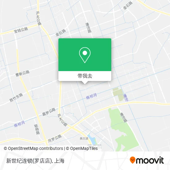 新世纪连锁(罗店店)地图