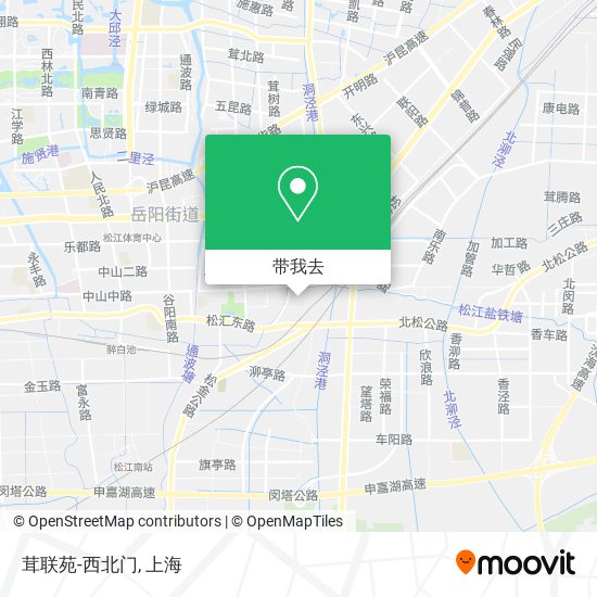 茸联苑-西北门地图
