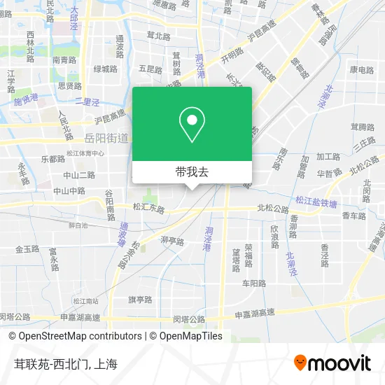 茸联苑-西北门地图