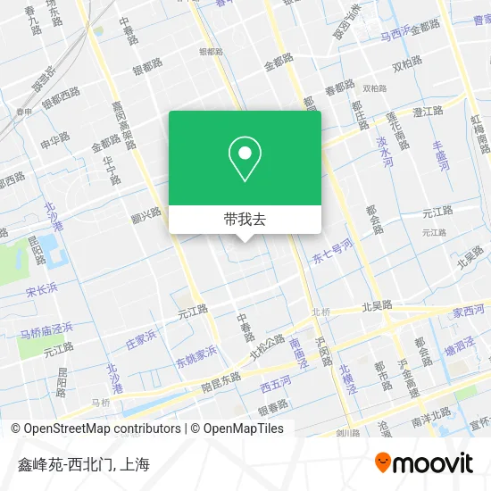 鑫峰苑-西北门地图
