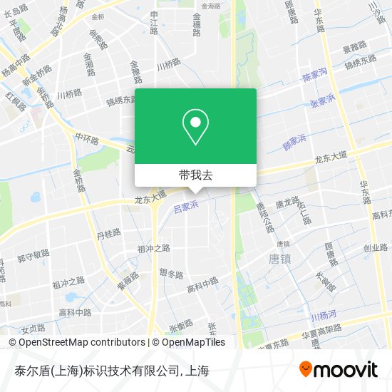 泰尔盾(上海)标识技术有限公司地图