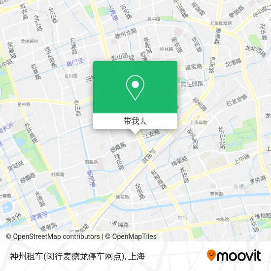 神州租车(闵行麦德龙停车网点)地图