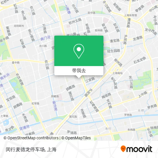 闵行麦德龙停车场地图