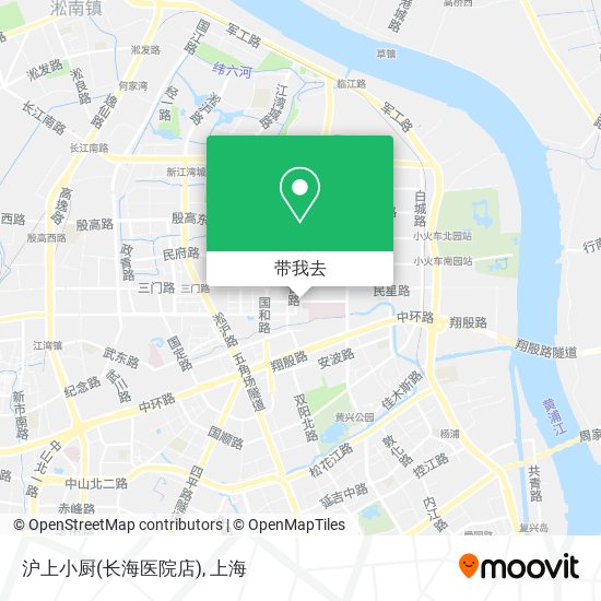 沪上小厨(长海医院店)地图
